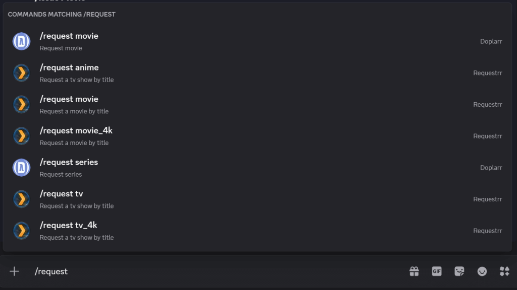 Discord Slash Commands