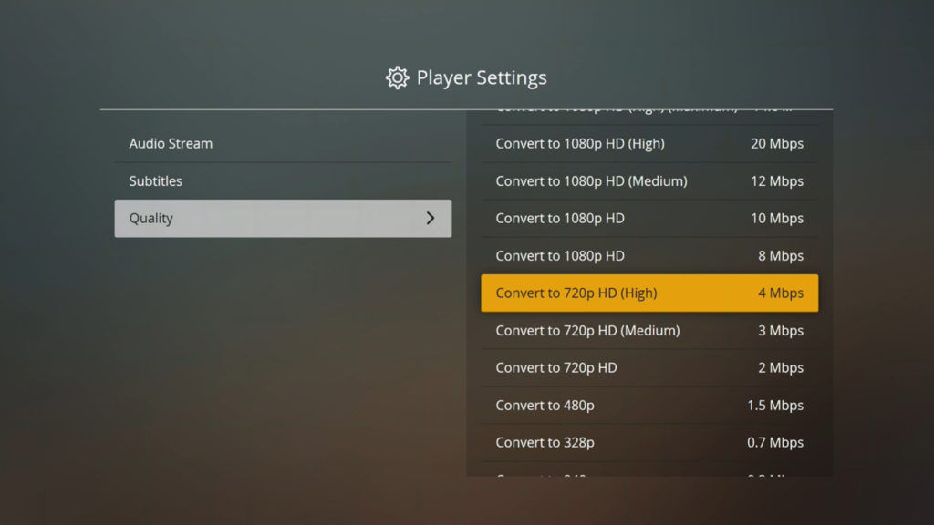 Plex Quality - Step 2